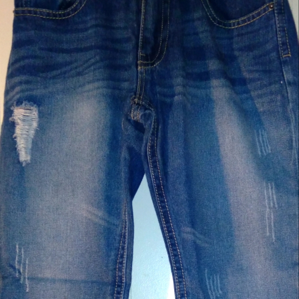 Indigo People Distressed Jeans